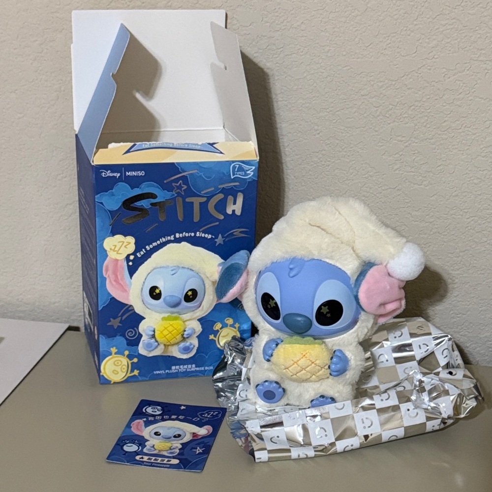 Disney Miniso Eat Something Before Sleep Stitch - confirmed pineapple